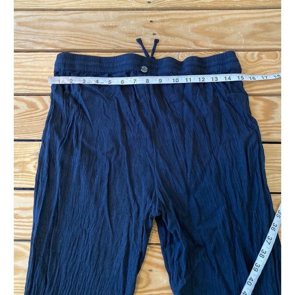 Prana Drawstring Crinkle Pants Size Small Women’s Black - Picture 8 of 8